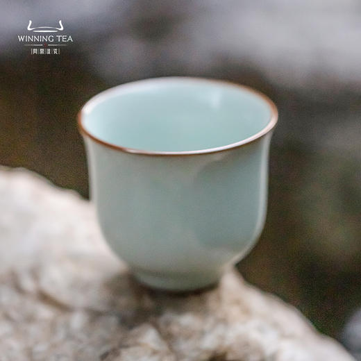 问鼎 敬贤汝瓷琼玉杯对杯 商品图0