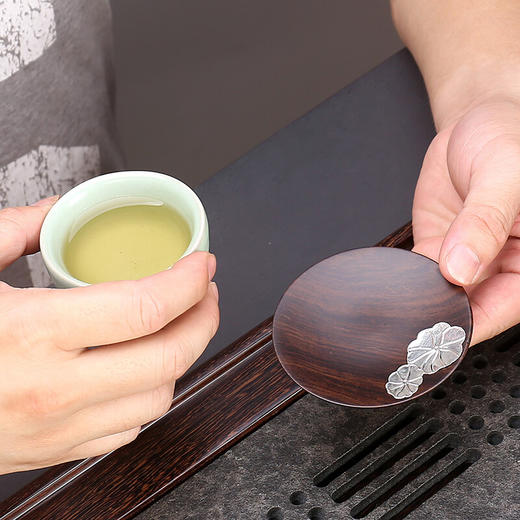 莲叶杯托组隔热垫茶杯托组合功夫茶道配件 商品图4