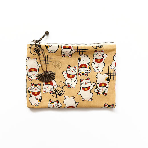 HUJI祤集Komon收纳包风の花招财猫猫 商品图9