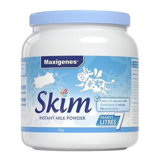美可卓（Maxigenes） 澳大利亚进口 脱脂奶粉 1kg 商品图0