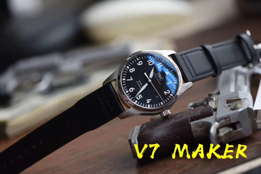 V7厂神器重磅力推，良心升级IWC飞行员马克十八系列级副本V2升级如下：1.秒针针孔升级同步原装小帽子结构 商品图2