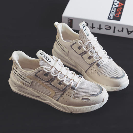 【服饰鞋包】回力情侣款网面运动透气反光休闲跑鞋 商品图1