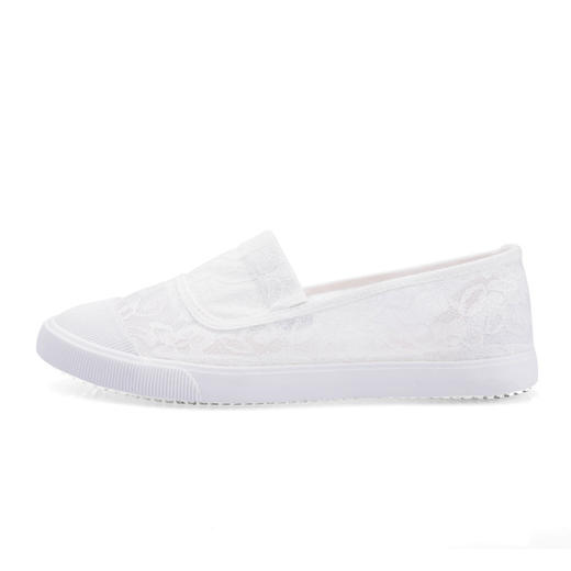 【服饰鞋包】飞耀平底透气网鞋蕾丝帆布鞋 商品图4