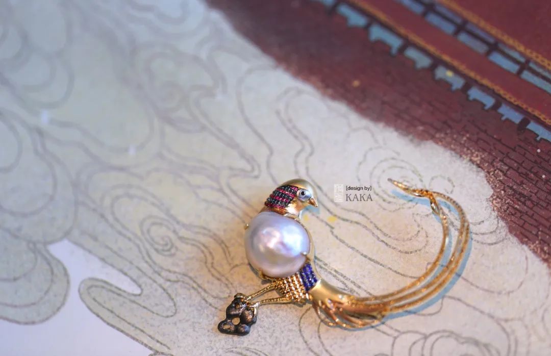 胸针的形态之美｜巴洛克与宝石锦鸡