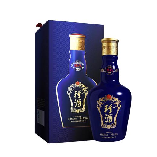贵州珍酒珍八53度酱香型白酒 500ml/1瓶/2瓶 商品图0