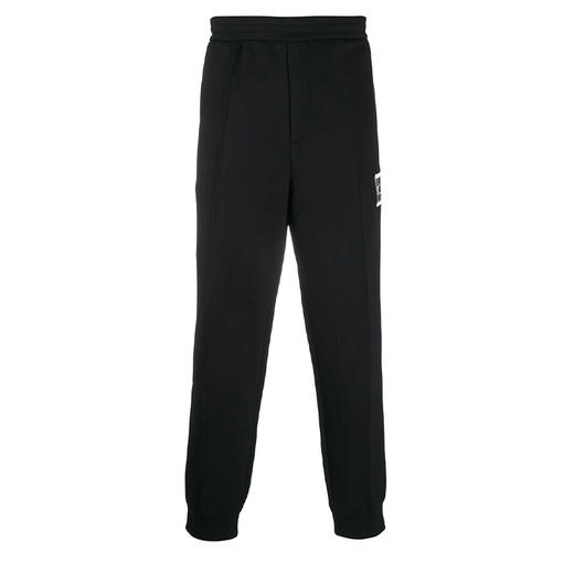 EMPORIO ARMANI 阿玛尼 男士刺绣侧边标志运动裤 黑色 6H1P95 1JDSZ F024 商品图0