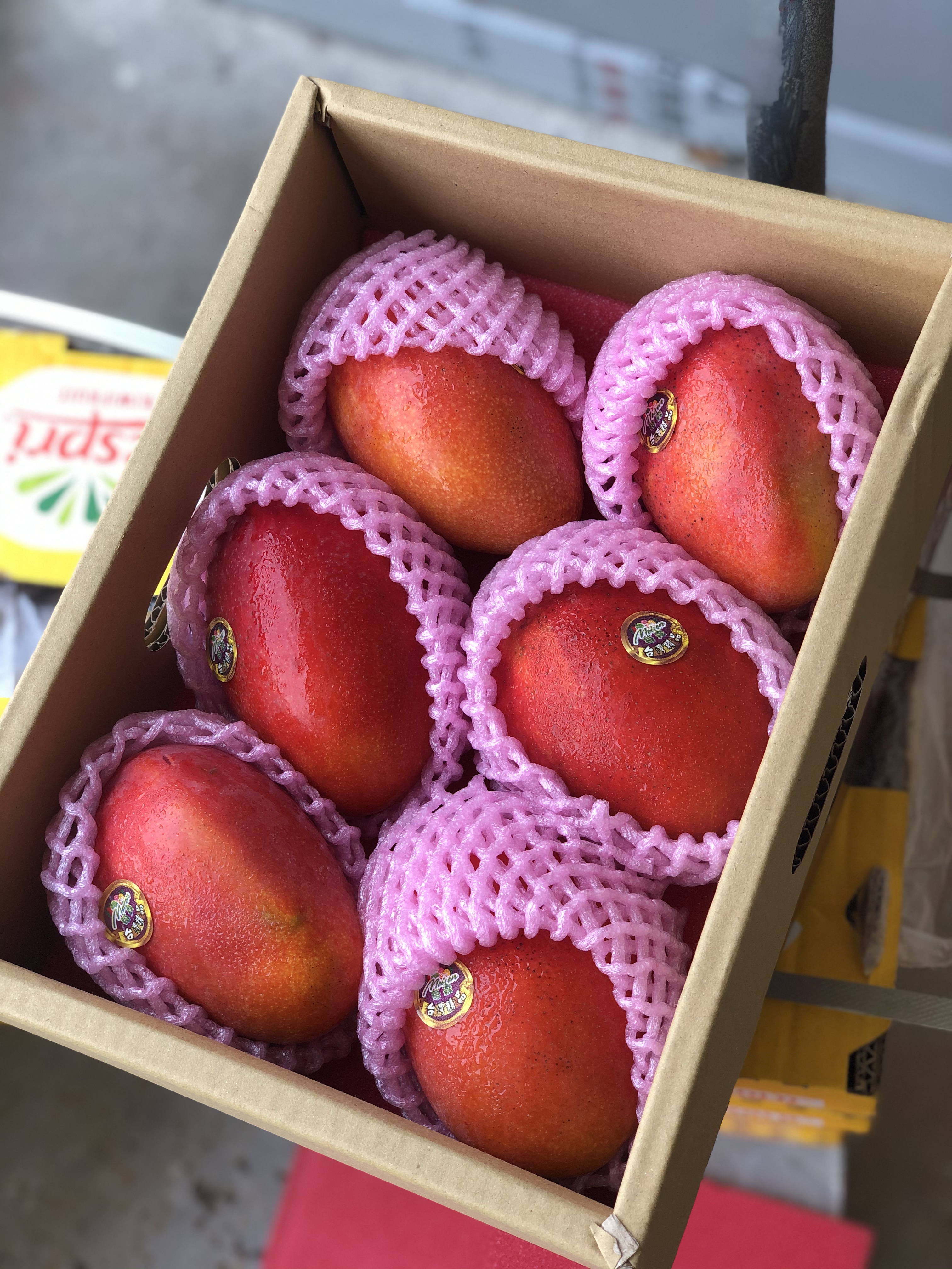 【台湾爱文芒】超级细腻 颜值高 口感棒 一箱6枚 单果重量0.