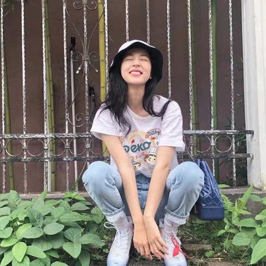 chic港味半袖 小众设计感白色短袖t恤女韩版宽松上衣潮 商品图2