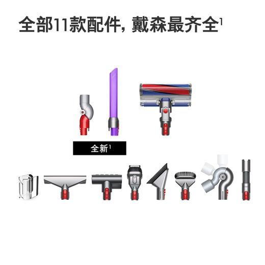 Dyson戴森 V11 Fluffy Extra吸尘器家用除螨无线宠物家庭适用 【11款配件+升级版V11】 商品图5