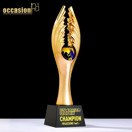 奖杯定制定做树脂共赢纪念奖品儿童年会比赛企业集体表彰用品刻字 商品图3