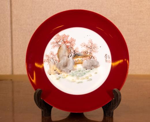 色釉粉彩《渔歌》系列之二 商品图0