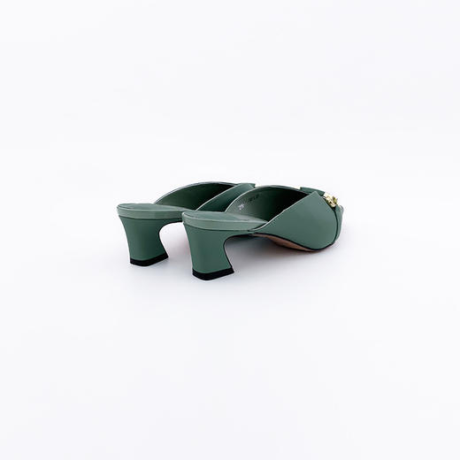 SAFICOO 时尚尖头女士真皮半拖 低跟凉鞋 商品图3