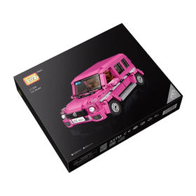 loz积木  1129   粉色大G越野车