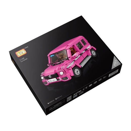 loz积木  1129   粉色大G越野车 商品图0