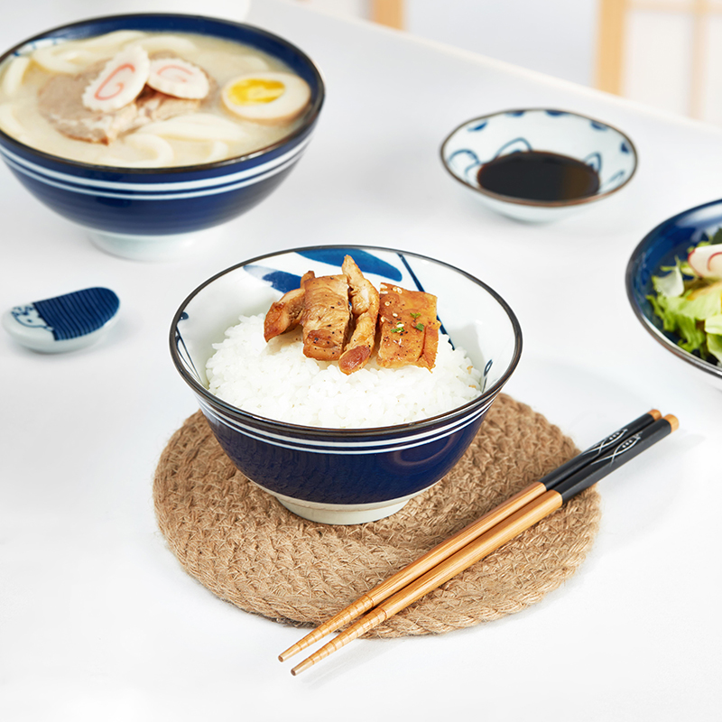 御宅独角兽餐具组 蓝色猫咪一人食餐具