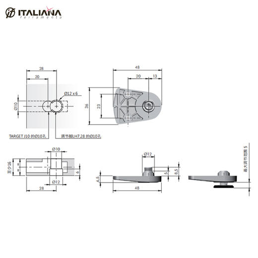 TARGET J10连接件（含连接件、旋转螺母和预埋件） 商品图9