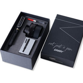 凌美(LAMY) 狩猎者钢笔墨水笔礼品笔礼盒套装含墨水+吸墨器+墨胆