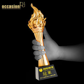 火炬奖杯定制定做刻字运动会奖品比赛王者荣耀荣誉创意表彰用品