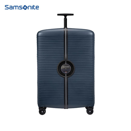 新秀丽新款中间对开型设计圆形中控密码锁缓冲减震PP材质拉杆箱KE9*001 商品图10