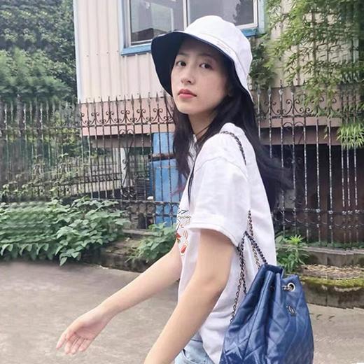 chic港味半袖 小众设计感白色短袖t恤女韩版宽松上衣潮 商品图1