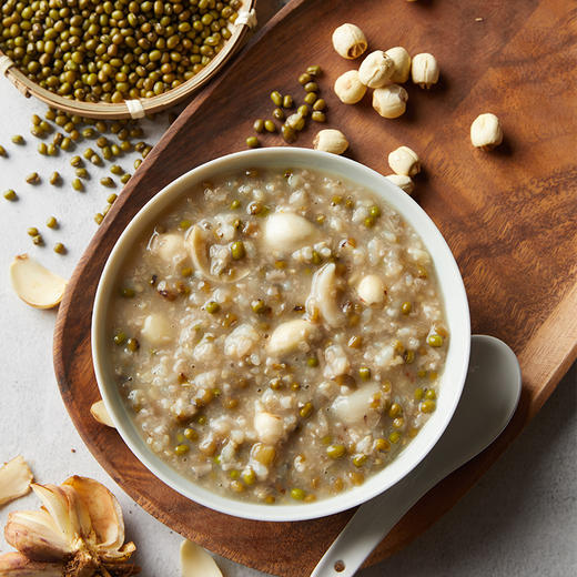 绿豆莲子百合粥 Green Bean Congee with Lotus Seed and Lily Bulbs 商品图2