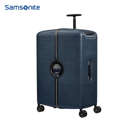 新秀丽新款中间对开型设计圆形中控密码锁缓冲减震PP材质拉杆箱KE9*001 商品图11