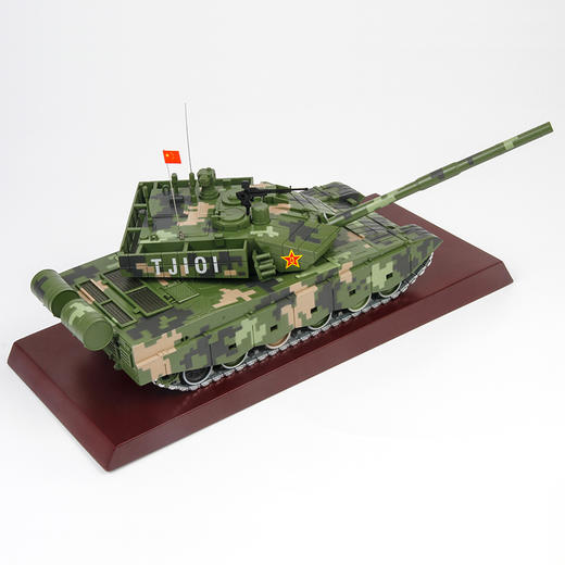 1:32特尔博99式坦克模型合金99a主战坦克金属装甲车军事成品底座 商品图8