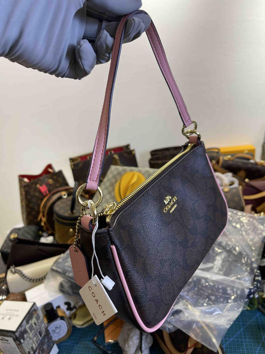 蔻驰麻将包，如图色，孤品清仓特价，有长带 商品图1