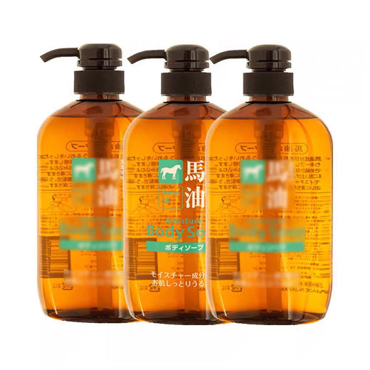 日本-熊野马油沐浴露-无硅油滋润保湿600ml-会员6折 商品图3