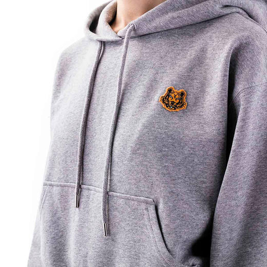 KENZO 高田贤三 灰色宽松版型连帽衫 FA62 SW777 4MD 94 商品图3