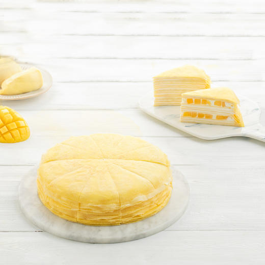 【回购N0.1】榴芒双拼千层下午茶，榴莲+芒果 双重口味，一口上瘾（长沙ZJ） 商品图0