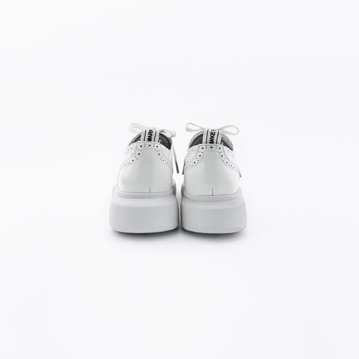 SAFICOO时尚休闲英伦风百搭真皮平底小白鞋 商品图4