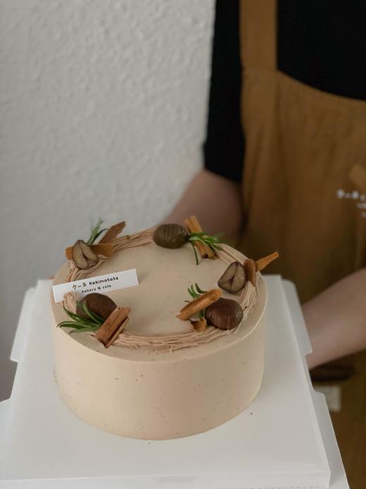 栗子蒙布朗奶油蛋糕建议提前12天预订