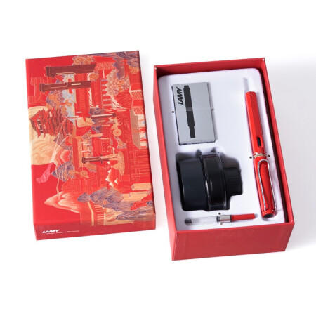 凌美（LAMY）钢笔礼盒 狩猎者系列大唐墨水笔套装 商品图1