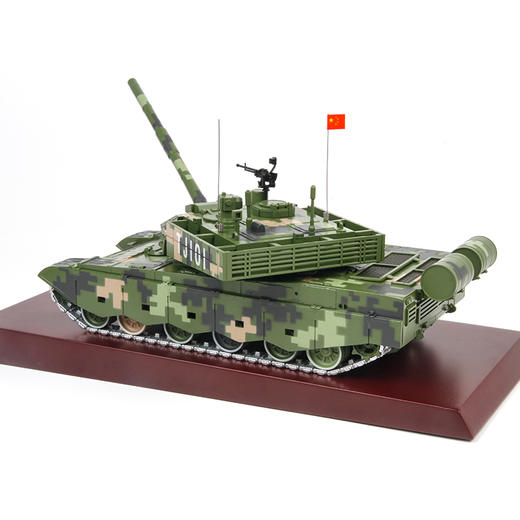1:32特尔博99式坦克模型合金99a主战坦克金属装甲车军事成品底座 商品图6
