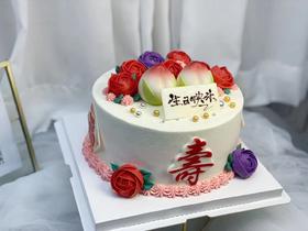 寿桃裱花2（图片8寸）