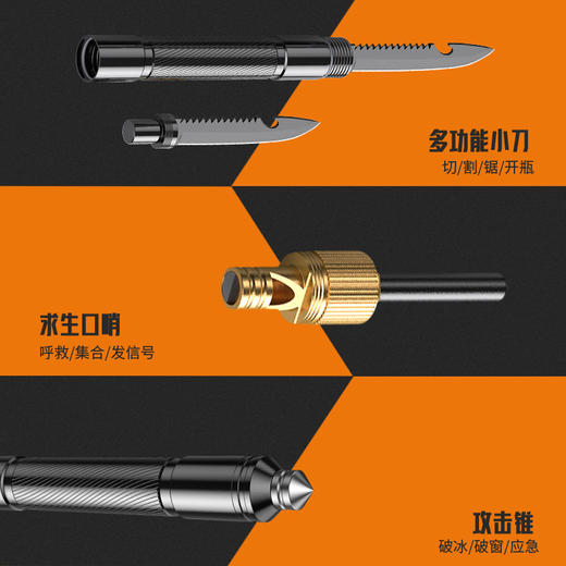 SUPERFIRE神火BG06工兵铲4节户外露营多功能折叠特种兵工兵锹军工铲探险防身铲子 商品图3