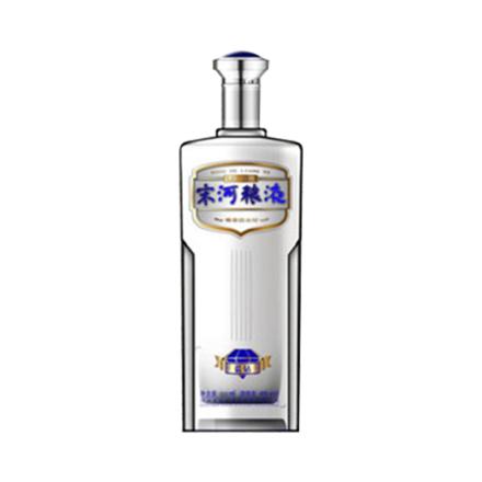 宋河粮液蓝钻浓香型白酒50度480ml/1瓶/2瓶/6瓶整箱 商品图1