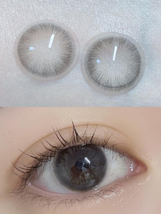 【小红书推荐款】chic coco 奶茶灰，年抛/直径14.0/着色13.1，138/一副，238/两副，358/四副，最高度数有1000 商品图2