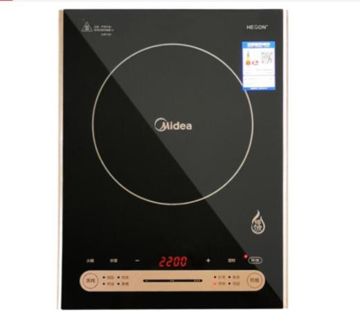 美的（Midea）家用电磁炉大火力隐藏式风机 智能火锅电磁炉智能 点滑双控电磁炉 商品图0