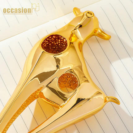 奖杯定制定做牛2021新款高档荣誉表彰奖品纪念品优秀员工比赛刻字 商品图4