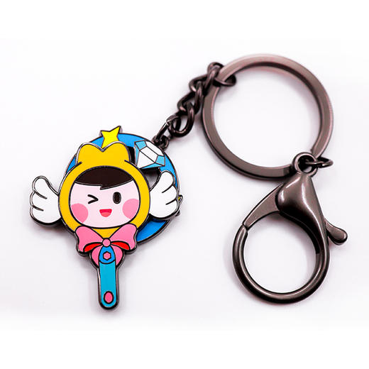 夏日系列小团双层钥匙链 商品图3