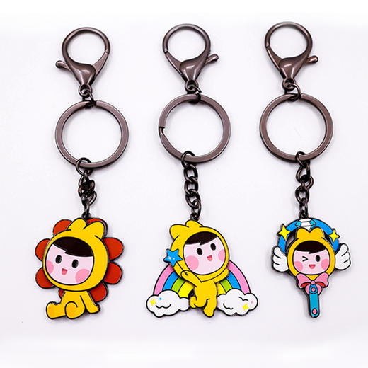 夏日系列小团双层钥匙链 商品图0