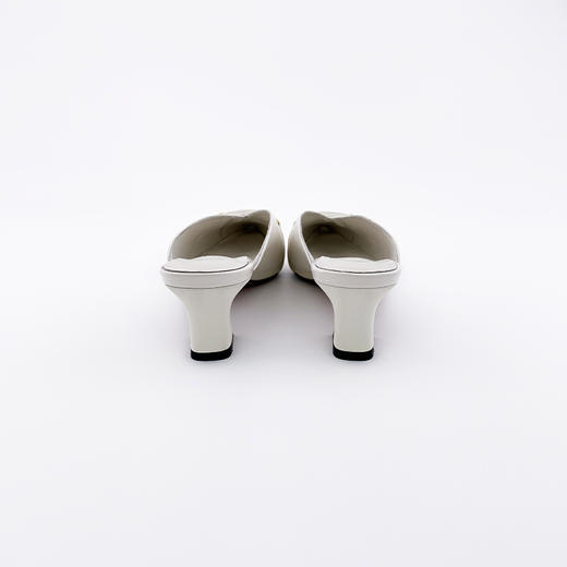 SAFICOO 时尚尖头女士半拖 真皮低跟凉鞋 商品图4