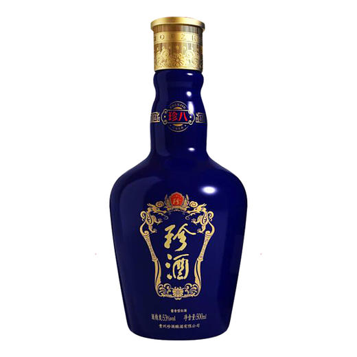 贵州珍酒珍八53度酱香型白酒 500ml/1瓶/2瓶 商品图1