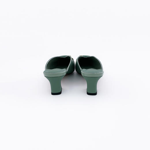 SAFICOO 时尚尖头女士真皮半拖 低跟凉鞋 商品图4