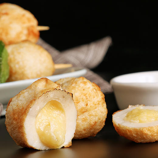 海霸王鱻宴龙虾风味球/芝士鱼蛋/鱼籽包/蟹味宝/芝士包/鱼竹轮/潮汕鱼丸/潮汕牛筋丸/墨鱼香肠 商品图3