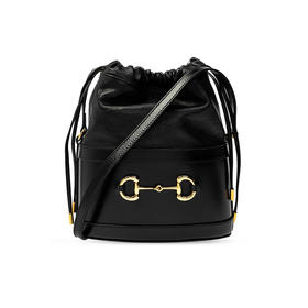 GUCCI 古驰 女士Gucci 马衔扣1955系列水桶包 黑色 602118 1DBYG 1000