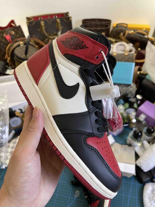 AJ，黑红脚趾，高版本头层皮，37.5码，孤品清仓特价，无包装 商品图1