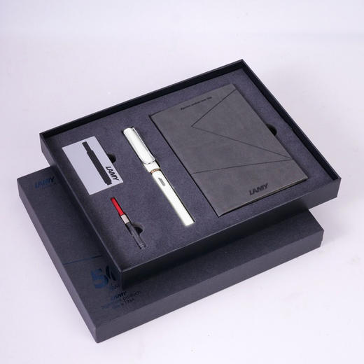 凌美(LAMY) 狩猎者系列钢笔墨水笔墨胆笔记本商务套装 商品图1